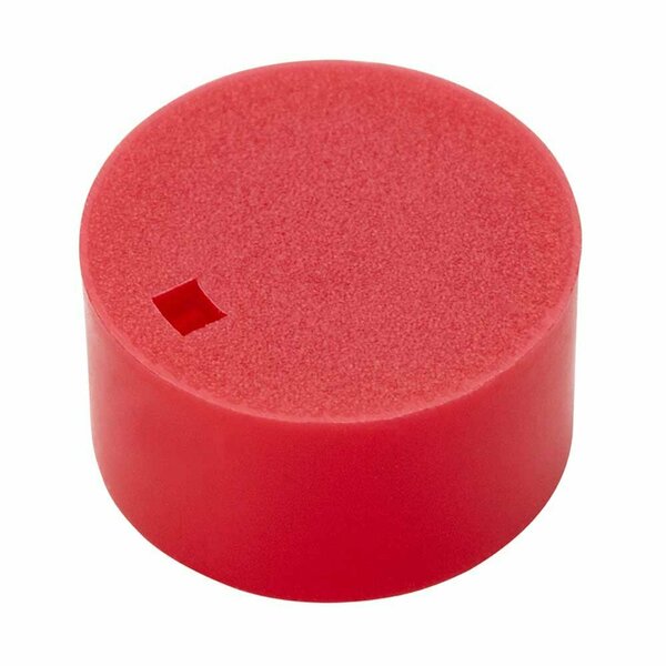 Globe Scientific Cap Insert for Cryogenic Vials with O-Ring Seal, Red, 500PK 3033-CIR